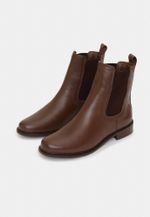 Bota Chelsea Couro Cacau