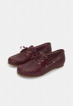Mocassim Dockside Tressê Couro Bordot