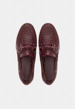 Mocassim Dockside Tressê Couro Bordot