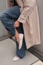Sapatilha Manu Tweed Off White