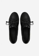 Mocassim Dockside Tressê Couro Preto