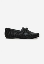 Mocassim Dockside Tressê Couro Preto