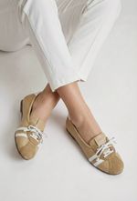 Tênis Ballet Couro Vanilla 