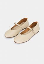 Sapatilha Malu New Couro Off White