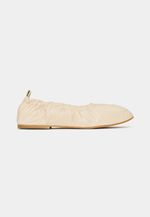 Sapatilha Elástico New Couro Off White
