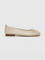 Sapatilha Duda Tressê Couro Off White