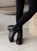 Bota Tratorada Couro Black 