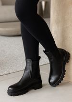 Bota Tratorada Couro Black 