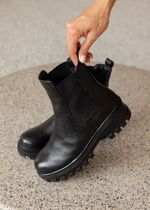 Bota Tratorada Couro Black 
