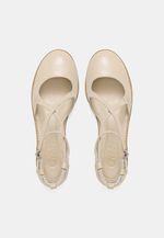 SAPATO MARY JANE RECORTE COURO OFF WHITE
