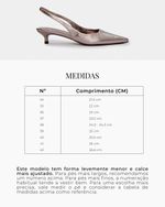 Scarpin Slingback Couro Prata Velho Salto Fino