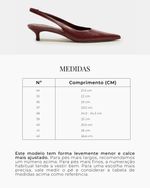 Scarpin Slingback Couro Bordot Salto Fino