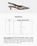 Scarpin Slingback  Animal Print  Cobra Couro Salto Fino