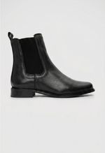 Bota Chelsea Couro Preto