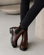 Bota Tratorada Couro Cacau
