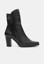 Bota Altezza Couro Preto Salto