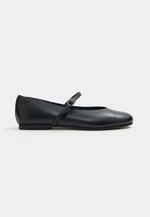 Sapatilha Malu New Couro Preto