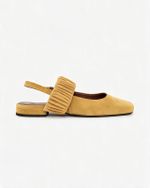 Sapatilha Ballet Franzida Velvet Dijon
