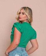 Blusa Luna Verde Bandeira