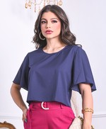 Blusa Lara Azul Marinho