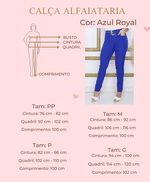 Calça Alfaiataria Azul Royal