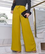 Calça Pantalona Mostarda