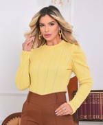 Blusa Bianca Amarela