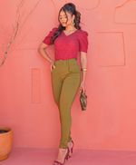 Calça Valentina Verde Militar