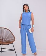 Conjunto Daniela Azul Bebê