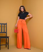 Calça Pantalona Laranja