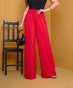 Calça Pantalona Vermelha