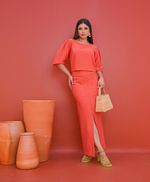 Conjunto Sarah Laranja