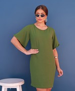 Vestido Ágatha Verde Cacto