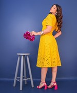 Vestido Denise Laise Amarelo