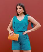 Conjunto Alice Verde Ciano