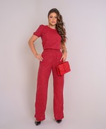 Conjunto Danielle Vermelho Mescla