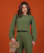 Conjunto Rebeca Verde Militar