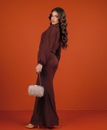 Conjunto Rebeca Chocolate