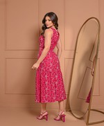 Vestido Adriane Rosa Pink Floral