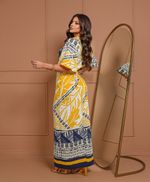 Chemise Paula Geométrico Amarelo