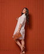 Chemise Thamires Listrada Areia