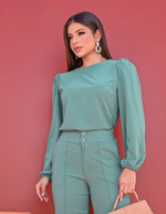 Blusa Selena Verde Esmeralda