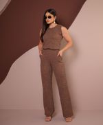 Conjunto Melissa Caramelo