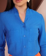 Camisa Mariane Azul Royal