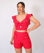 Conjunto Jasmin Vermelho