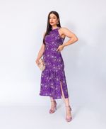 Vestido Adriane Violeta Floral