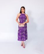 Vestido Adriane Violeta Floral