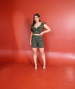 Conjunto Jasmin Verde Militar