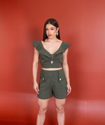 Conjunto Jasmin Verde Militar