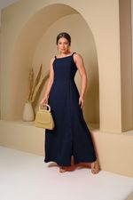 Vestido Pérola Azul Marinho